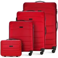 WITTCHEN Set de valises à roulettes avec compartiments pratiques et sac cosmétique
