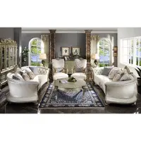 AEA Sofagarnitur Polster Couch Sofa Klassik 4+4 Sitzer Set 2tlg.Set Barock Rokko