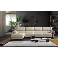 AEA Canapé d'angle Canapé Designer Assise Rembourrage Coin Cuir Canapé Salon Paysage Garniture