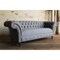 AEA Design Sofa Chesterfield Luxus Klass Couch Polster Garnitur Leder 1097