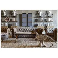 AEA Sofagarnitur Polster Couch Sofa Klassik Chesterfield 3+1 Set Sitzer NAPOLI