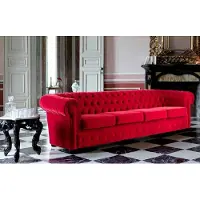 AEA Chesterfield XXL BIG Sofa Couch Textil Samt Stoff Polster Garnitur Luxus Design