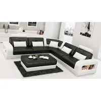 AEA Polster Ecksofa Sofa Couch Wohnlandschaft Leder Eck Sofas Garnitur jvmoebel
