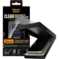 PanzerGlass Ultra Wide Fit FastFit in-a-box Protection d'écran pour Apple iPhone 18 Pro / 17 Pro