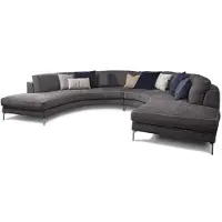 AEA Runde Luxus Wohnlandschaft Eckcouch Eckgarnitur Polster Möbel Sofa