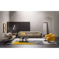 Xl Moebel Gmbh Komplette Couchgarnitur Sofagarnitur Beige Sofa 4+3 Sitz Gruppe Leder