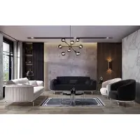 AEA Ensemble de canapé coloré Blanc Canapé Assise Coussin Garniture 4pcs Set 3311 Siège
