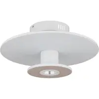 Globo Lighting Plafonnier blanc Carter Ø 38cm avec feutre
