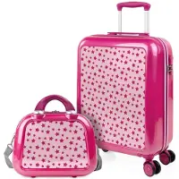 Merkloos Ensemble de valises de voyage au design moderne et équipées de roulettes silencieuses