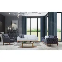AEA Ensemble de canapés modernes Designer Trois places Une place Fauteuil 3 places de luxe