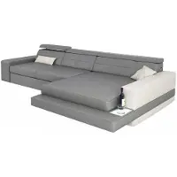 AEA XXL Couch Ecksofa Leder Wohnlandschaft Sofa Design Modern Sofa L-Form