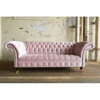 AEA Design Chesterfield 3 places 3 places Tissu Canapé Rembourrage Canapé Siège Relax