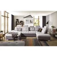 AEA Multifunktions Couch Ecksofa Couch Polster Verstellbarer Rücken Wohnlandschaft