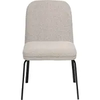 AEA Chaise moderne blanche en métal Desgner Meubles de salle à manger Une place élégante