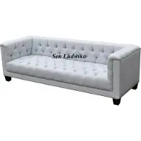 AEA Design Couch Polster Sofas Textil Modern Sofagarnitur 3+1 Sitzer Chesterfield