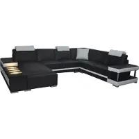 AEA Designer Leder Polster Ecke Sofa mit USB Polster Eck Landschaft Zimmer Big Leder