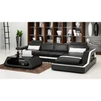 AEA Ecksofa Polster Ledersofa Ecksofa L-Form Modernes Sofa Wohnlandschaft