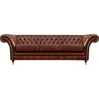 AEA Canapé trois places Ameublement Chesterfield Siège rembourré Cuir Matelas