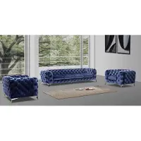 Xl Moebel Gmbh Ensemble de deux fauteuils italiens, modèle Chesterfield, avec revêtement. Configuration : 1 + 1 place