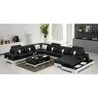 Xl Moebel Gmbh Leder U-Form Wohnlandschaft Couch Big XXL Sofa Polster Ecke Garnitur Eck SendenS