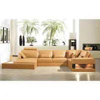 AEA Big xxl ledersofa sofa Couch polster eck lounge garnitur U-Form wohnlandschaft