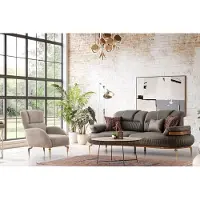 AEA Elegante Sofagarnitur 3 Sitzer Stilvolles Design und Höchster Komfort