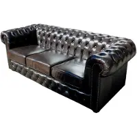 AEA Chesterfield Sofa 3 Sitzer Napoli Polster Garnitur Cromer 2