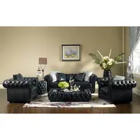 AEA Designer Sofa Sofagarnitur 3+1+1 Sitzer Couch Polster Chesterfield Garnitur A5