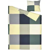 IKEA BRUNKRISSLA Ensemble de literie 150x200cm motif carreaux multicolore