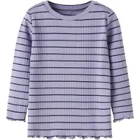 Name it T-Shirt 'NMFOLENA' marine / violet clair