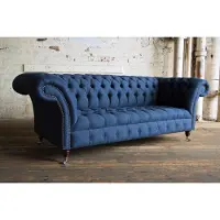 AEA Design Sofa Chesterfield Luxus Klass Couch Polster Garnitur Leder 102