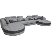 Xl Moebel Gmbh Wohnlandschaft Bettfunktion Graue Ecksofa U-Form Couch Design Polster USB