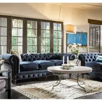 AEA Chesterfield Sofa Canapé Garniture Canapé Rembourrage Tissu Cuir jvmoebel