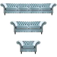AEA Designer Chesterfield Sofagarnitur Moderner Viersitzer Polster Sessel