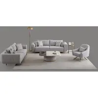 AEA Sofagarnitur 3+3+1 Sitzer Design Sofas Polster Couchen Textil Relax Modern