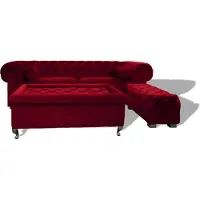 AEA Chesterfield Sofa Polster Designer Couchen Sofas Garnitur Couch SLIII Sofa №20