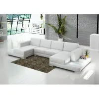 AEA Ecke Ecksofa U-Form Wohnlandschaft Sofa Couch Polster Garnitur Sofas Leder