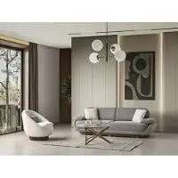 AEA Sofagarnitur 3+1 Sitzer Design Textil Polstermöbel Wohnzimmer Design Sofas Set