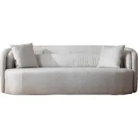 AEA Dreisitzer Polstermöbel Couch 220cm Wohnlandschaft Sofa Sitzpolster