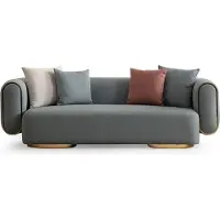 AEA Dreisitzer Polstermöbel Couch 230cm Wohnlandschaft Sofa Sitzpolster