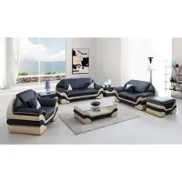 AEA Canapé Classique Polster Sofagarnitur 3+2+1 Komplett Set Leder Sofas Couchen Neuf