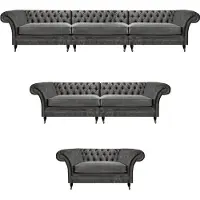 AEA Chesterfield Set Designer Meuble rembourré Ensemble de canapés 3 pièces