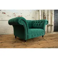 AEA Canapé 1,5 places Salon Canapé Coussin Garniture Tissu Cuir Moderne