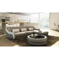 AEA Canapé en cuir design Canapé d'angle rembourré Assise Coin L Forme Canapé Nouveau