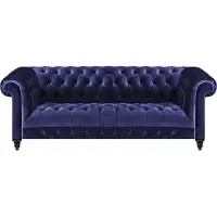 AEA Canapé Chesterfield trois places Nouveau canapé aménagement salon Rembourrage tissu