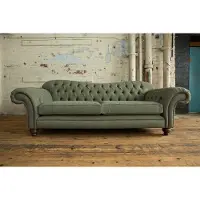 Xl Moebel Gmbh Sofa 4 Sitzer Couch Chesterfield Polster Sitz Garnitur Leder Grau