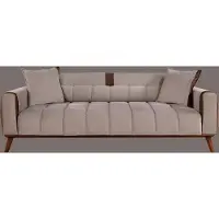 AEA Canapé moderne 3 places Textile Canapé Coussin Garniture Siège Coussin Trois places