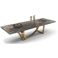 AEA Großer Eleganter Esstisch Esszimmer Möbel Moderner Design Stilvoll