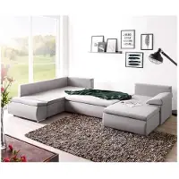 Xl Moebel Gmbh Stoff U-Form Couch Wohnlandschaft Ecksofa Garnitur Design Modern Sofa Modern