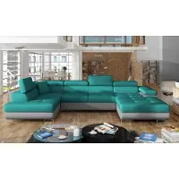 Xl Moebel Gmbh Stoff U-Form Couch Wohnlandschaft Ecksofa Garnitur Design Modern Sofa Modern
